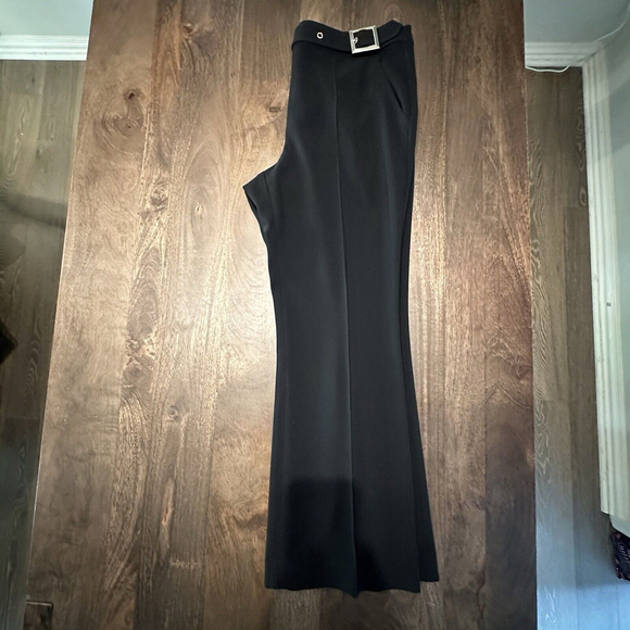 St. John Black Wide-Leg Pants - Picture 12 of 13